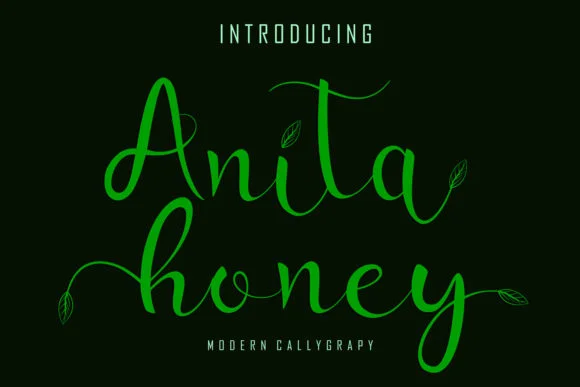 Anita Honey Font by Rezastudio — Script Handwritten Font