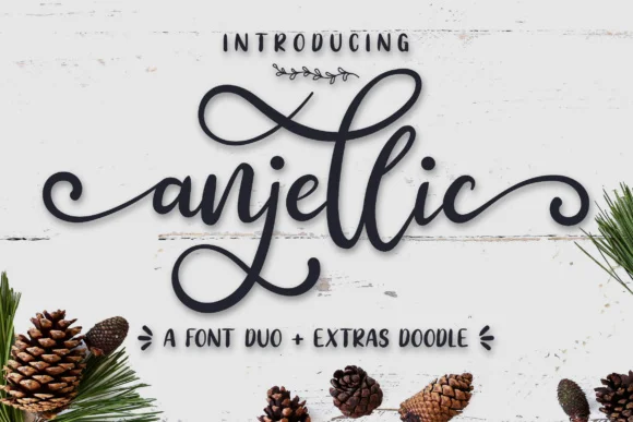 Anjellic Duo Font by Bluestudio — Script Handwritten Font