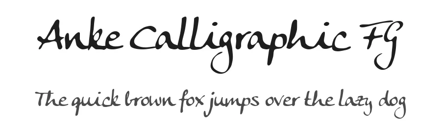 Anke Calligraphic FG