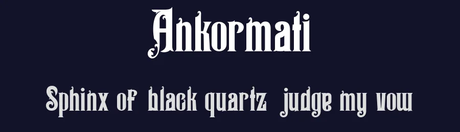 Ankormati by Taznix Creative — Decorative Font — thumbnail 2