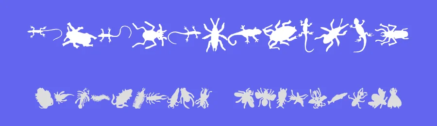 Ann Crawlers by Ann Stretton — Dingbats Font — thumbnail 3