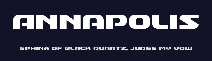 Annapolis by Iconian Fonts — Display Font — thumbnail 2