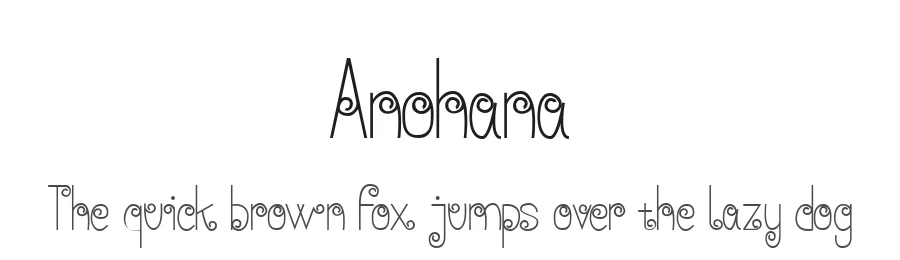Anohana by Twntysix — Decorative Font