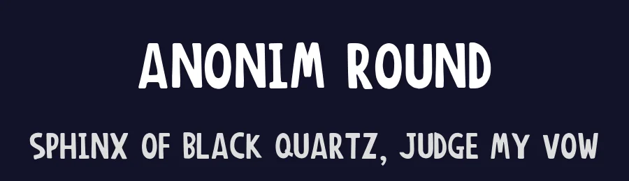Anonim Round by Igor Pancaldi — Decorative Font — thumbnail 2