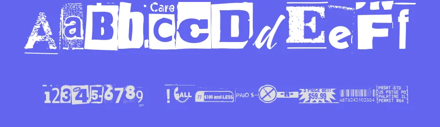 Anonymous Clippings by Centric Studios — Decorative Font — thumbnail 3