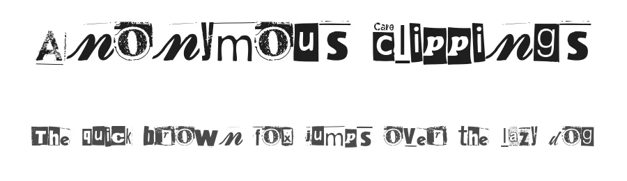 Anonymous Clippings