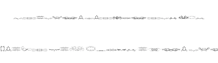 Another Ornaments TFB by zanatlija — Dingbats Font