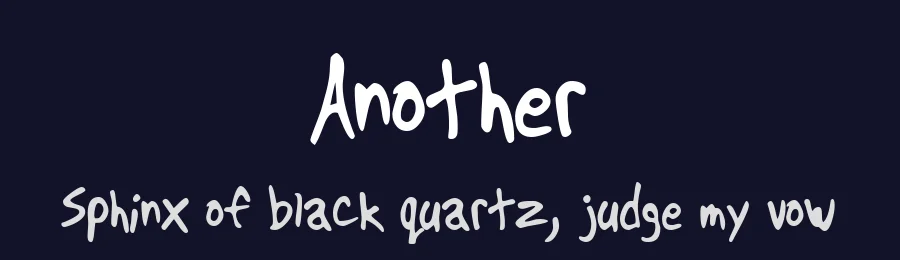Another by UnAuthorized Type — Script Handwritten Font — thumbnail 2