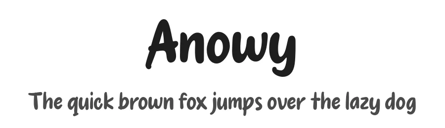 Anowy by productype.com — Decorative Font