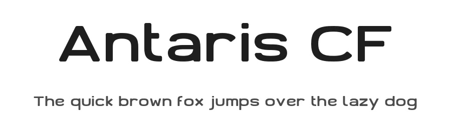 Antaris CF by Dag@bert — Sans Serif Font