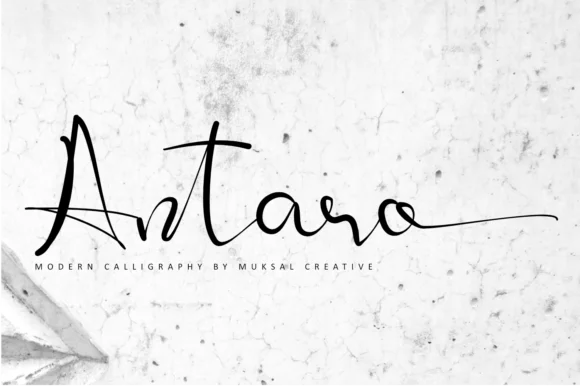 Antaro Font by Muksal Creative — Script Handwritten Font