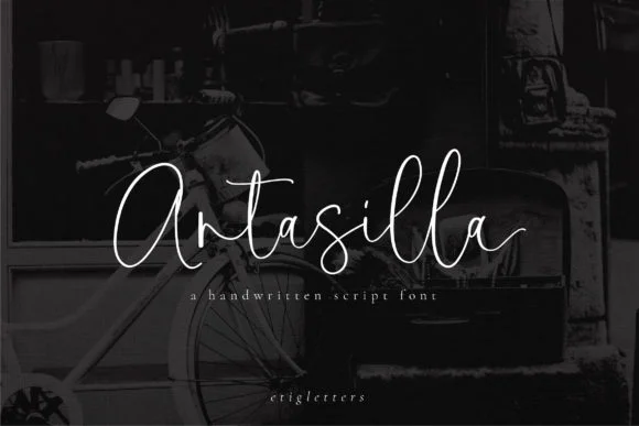 Antasilla Font by etigletters — Script Handwritten Font