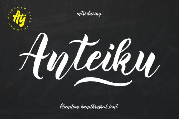 Anteiku Font by Atjcloth Studio — Script Handwritten Font