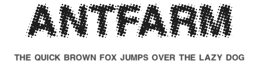 Antfarm by Vinterstille TypeFaceLab — Decorative Font