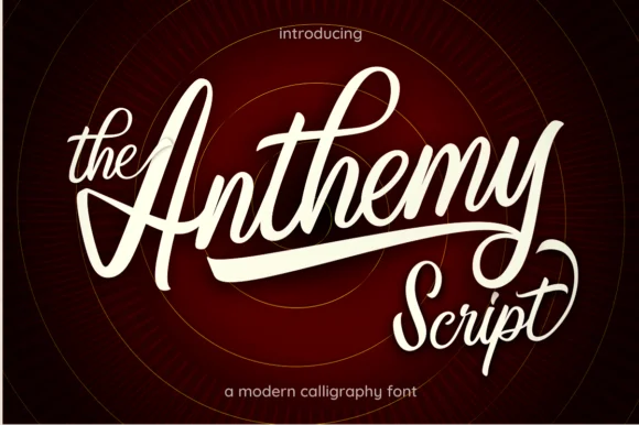 Anthemy Font by Deedeetype — Script Handwritten Font
