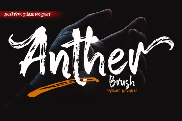 Anther Brush Font by akifatype — Script Handwritten Font