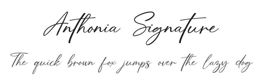Anthonia Signature