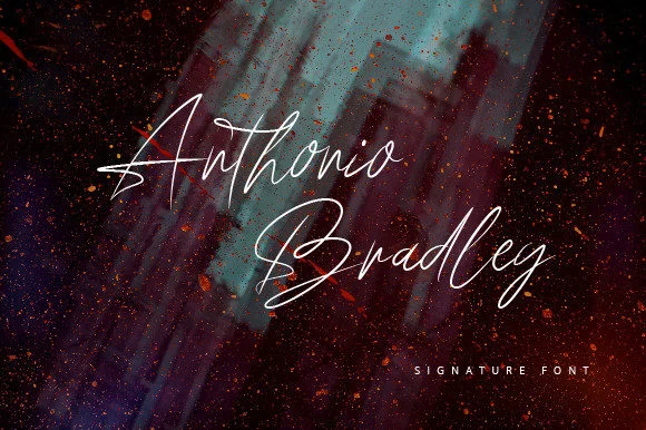 Anthonio Bradley Font by Justlett — Script Handwritten Font