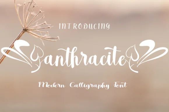 Anthracite Font by WinType — Script Handwritten Font
