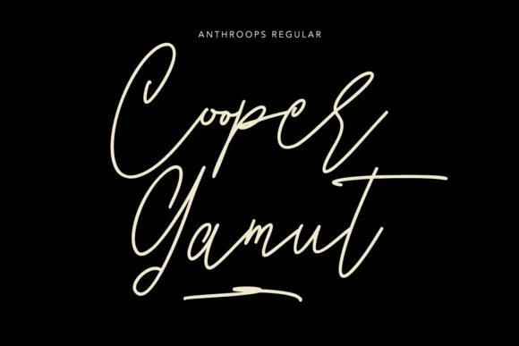 Anthroops Font by Maulana Creative — Script Handwritten Font — thumbnail 3