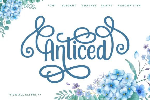 Anticed Font by Jasm (7NTypes) — Script Handwritten Font
