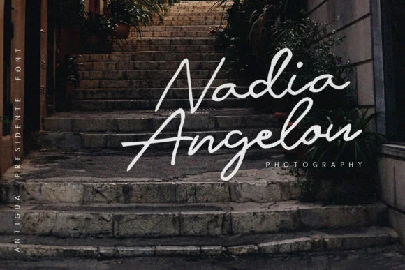 Antigua Presidente Font by Graphicfresh — Script Handwritten Font — thumbnail 3