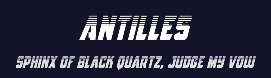 Antilles by Iconian Fonts — Display Font — thumbnail 2