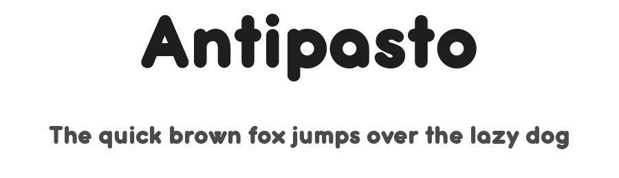Antipasto by Zetafonts β Sans Serif Font
