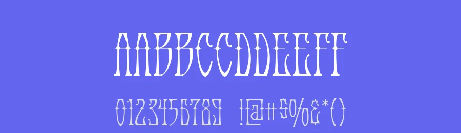 Antique Android by Russ McMullin — Decorative Font — thumbnail 3