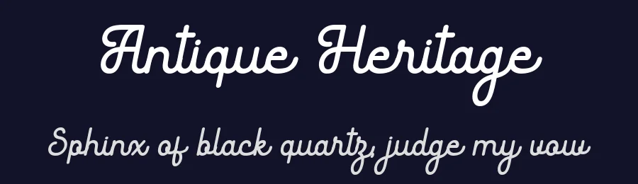 Antique Heritage by Din Studio — Decorative Font — thumbnail 2