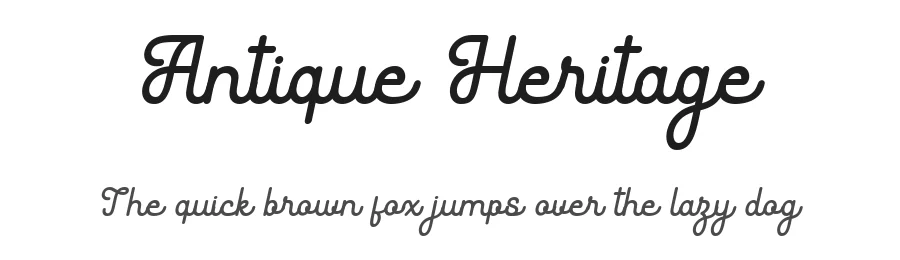 Antique Heritage by Din Studio — Decorative Font