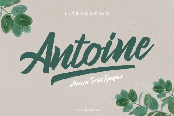 Antoine Font by typotopia — Script Handwritten Font