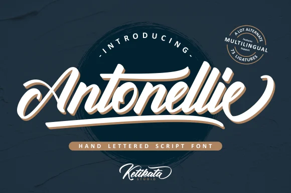 Antonellie Font by Ketikata Studio — Script Handwritten Font