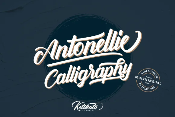 Antonellie Font by Ketikata Studio — Script Handwritten Font — thumbnail 2