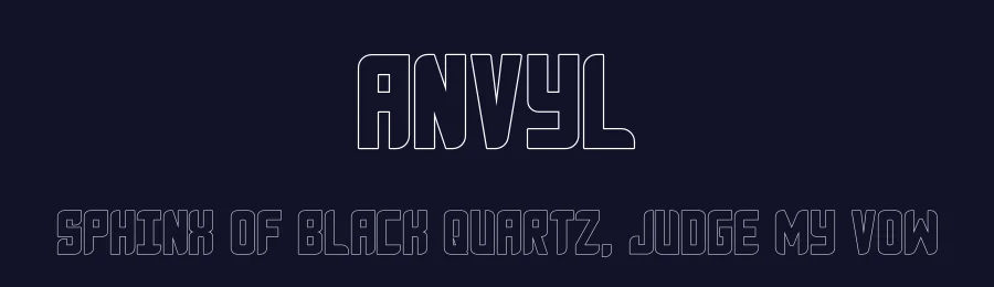 Anvyl by Matt Wilson — Sans Serif Font — thumbnail 2