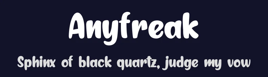Anyfreak by DumadiStyle — Decorative Font — thumbnail 2