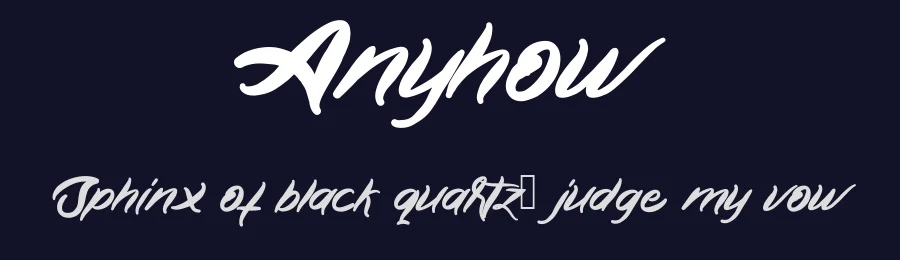 Anyhow by SSI.Scraps — Script Handwritten Font — thumbnail 2