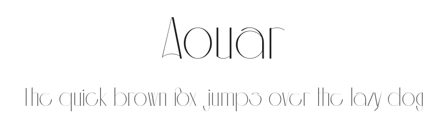 Aouar by StudioinBry β Sans Serif Font