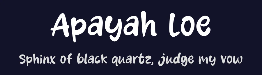 Apayah Loe by Khurasan — Decorative Font — thumbnail 2