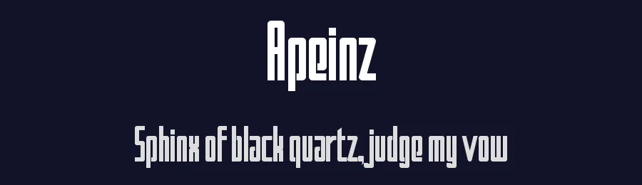Apeinz by Arif Purnomo — Sans Serif Font — thumbnail 2
