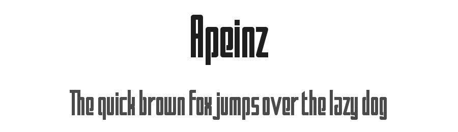 Apeinz by Arif Purnomo — Sans Serif Font