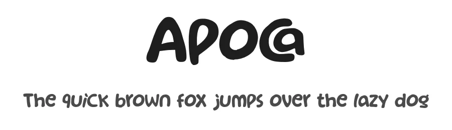 Apoca by Khurasanย โ Decorative Font