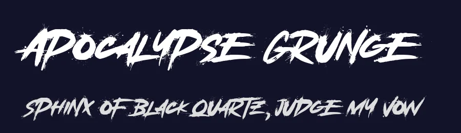 Apocalypse Grunge by PremiereGraphics — Script Handwritten Font — thumbnail 2