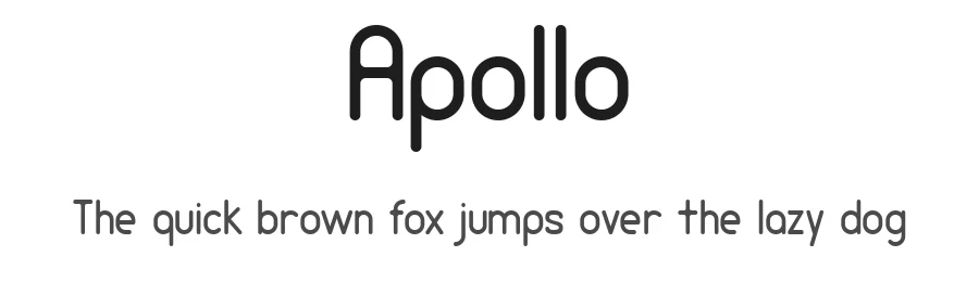 Apollo by Kevin May — Sans Serif Font