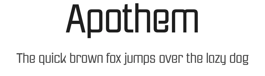 Apothem by deFharo — Sans Serif Font