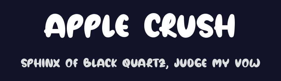 Apple Crush by DM Letter Studio - Dimas Prasetyo — Decorative Font — thumbnail 2