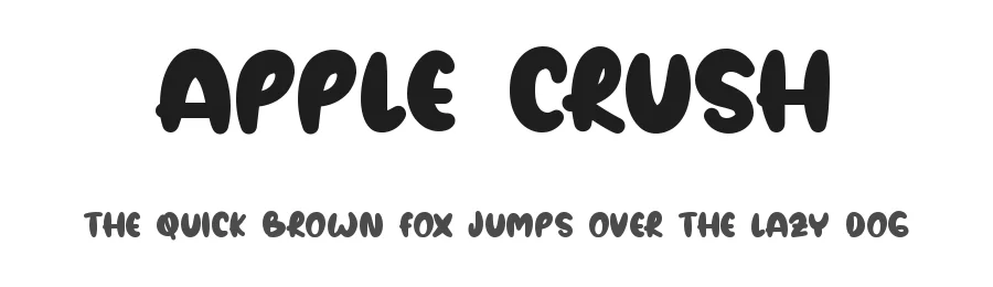 Apple Crush by DM Letter Studio - Dimas Prasetyo — Decorative Font