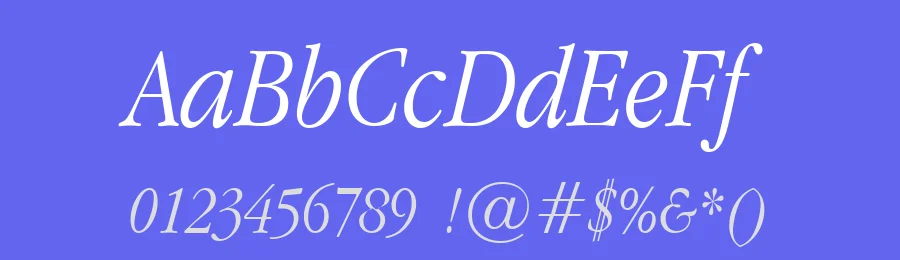 Apple Garamond — Serif Font — thumbnail 3