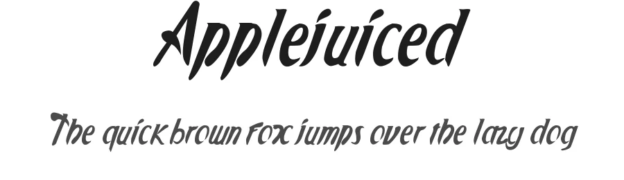 Applejuiced by Typoware — Decorative Font
