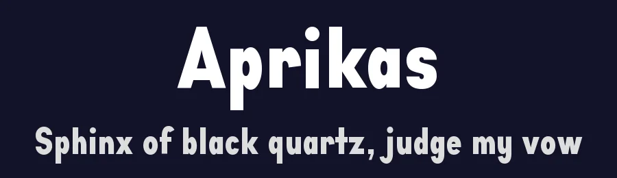 Aprikas by Studio Typo — Sans Serif Font — thumbnail 2